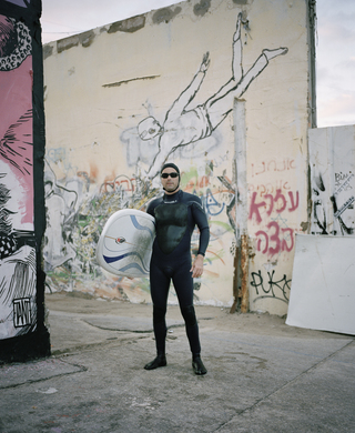 Surfer, Tel Aviv, 2013